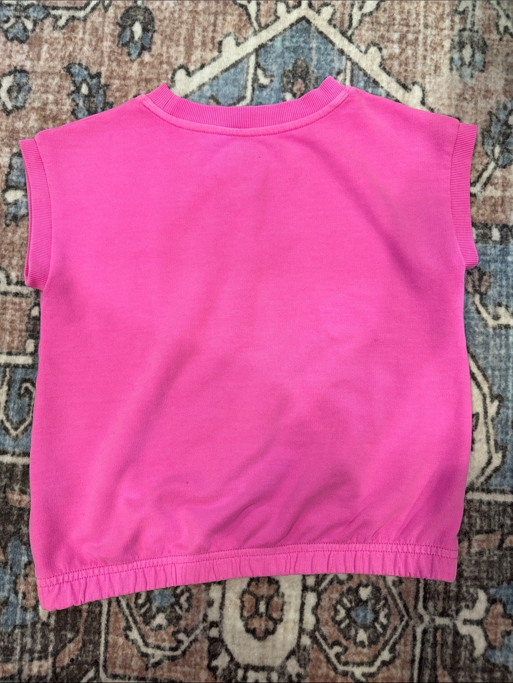Kids Pink Tropical Palm Graphic Tee - Picture 2 of 3